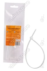 Стяжки (хомуты) кабельные 3,6*150 мм, пластиковые, белые, 10 шт.