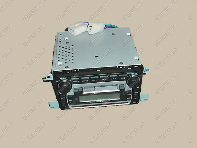 7901010F00A1 Магнитола cd+ кассета (2 din) (нового образца) (серебро) - 7003010a2-f Great Wall Safe