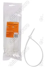 Стяжки (хомуты) кабельные 3,6*200 мм, пластиковые, белые, 100 шт.