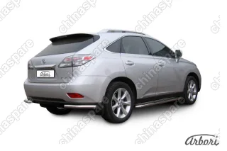 Уголки d57 Arbori нерж. сталь для Lexus RX350 2009-2012