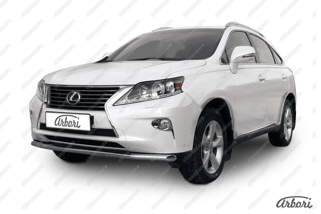 Защита переднего бампера d57 Arbori нерж. сталь для Lexus RX350/RX-270 2012-2015
