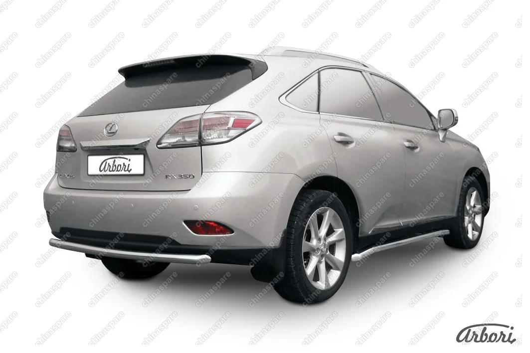 Защита заднего бампера d57 Arbori нерж. сталь для Lexus RX350/RX-270 2012-2015