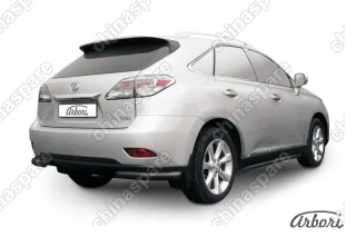 Уголки d76 Arbori черн. для Lexus RX350/RX-270 2012-2015