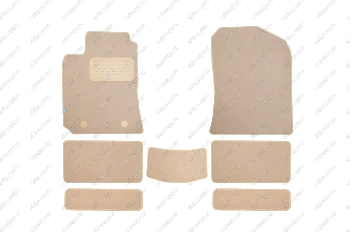 Коврики в салон Klever Premium LIFAN Solano II, 2016->, сед., 7 шт. (текстиль, бежевые)