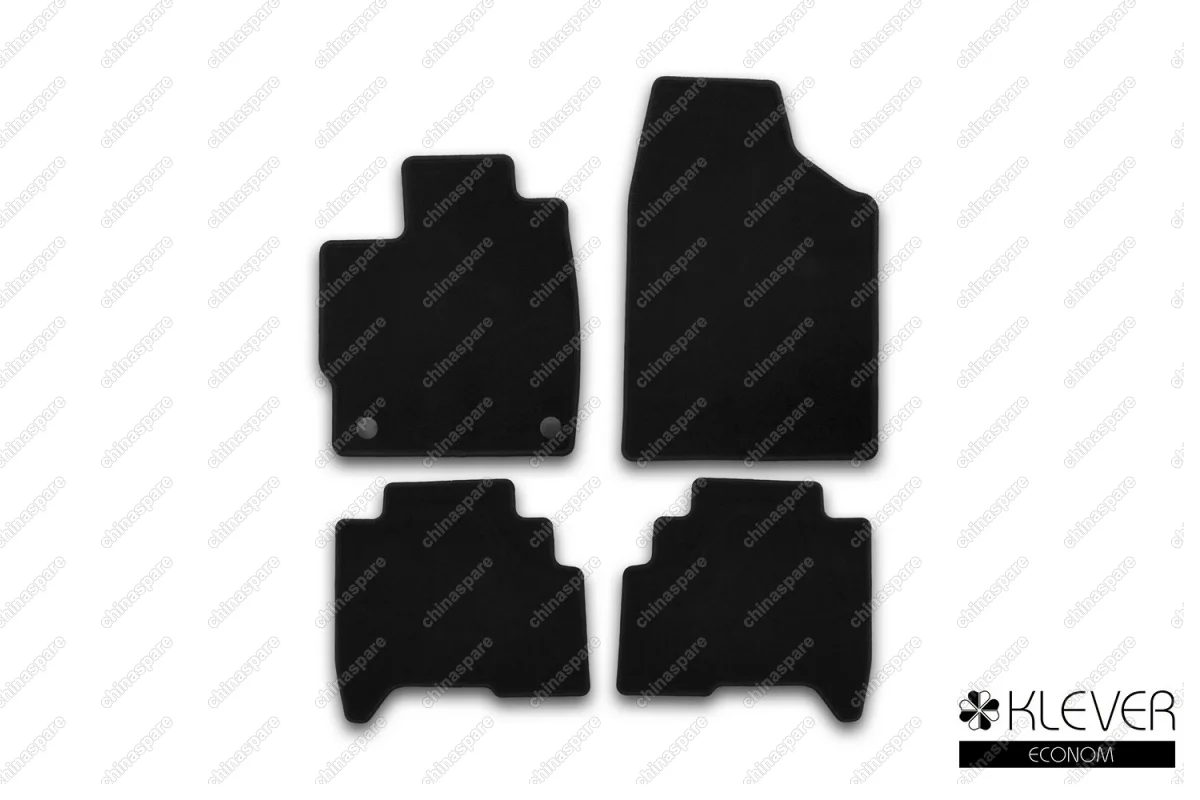 KVR01730501200k Коврики в салон Klever Econom LIFAN X 50 2015->, кросс., 4 шт. (текстиль)