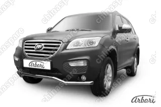 Защита переднего бампера D60 X60 2011  Arbori нерж. сталь для LIFAN X60 2015-нв