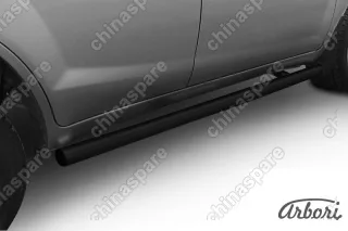 Защита порогов  d60  X60 2011  Arbori черн. для LIFAN X60 2015-нв