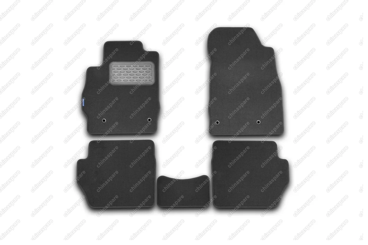 NLT331511110kh Коврики в салон MAZDA 2 АКПП 2007->, хб., 5 шт. (текстиль)