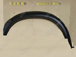 Арка декоративная заднего левого крыла (пластик, широкая) Great Wall Sailor