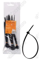 Стяжки (хомуты) кабельные, пластиковые, набор 60шт.(2,5*100мм-20шт/3,6*150мм-20шт/3,6*200мм-20шт)