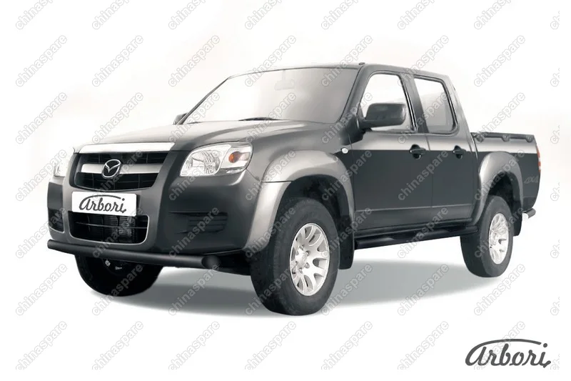 AFZDAMZB08B Защита переднего бампера d76 Arbori черн. для Mazda BT-50 2006-2011