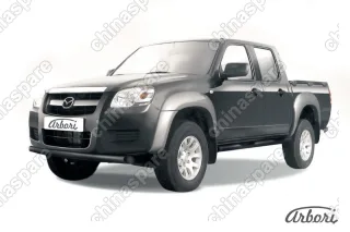 AFZDAMZB08B Защита переднего бампера d76 Arbori черн. для Mazda BT-50 2006-2011