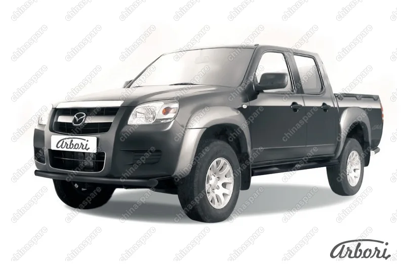 AFZDAMZB10B Защита переднего бампера d57 Arbori черн. для Mazda BT-50 2006-2011
