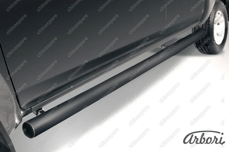 AFZDAMZB12B Защита порогов d76 труба Arbori черн. для Mazda BT-50 2006-2011