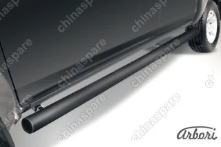 AFZDAMZB12B Защита порогов d76 труба Arbori черн. для Mazda BT-50 2006-2011