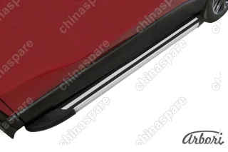 AFZDAALMZCX503 Комплект алюминиевых порогов Arbori Luxe Black 1700 для MAZDA CX-5 2015-2017