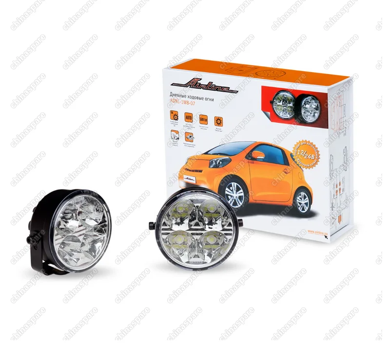 Дневные ходовые огни 1 Вт х 8 LED с блоком управления