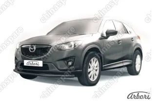 AFZDAMZCX502B Защита переднего бампера d57 Arbori черн. для MAZDA CX-5 2015-2017