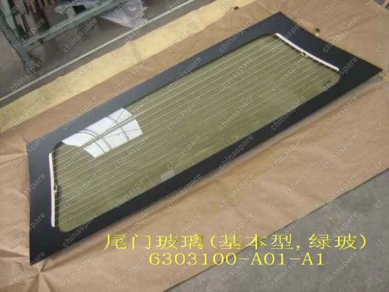 6303100A01A1 Tail door glass assy(basic green) Great Wall Sing