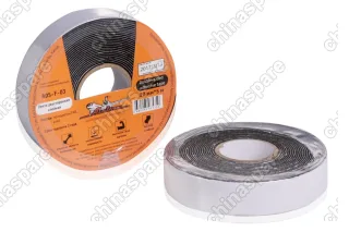 Лента двусторонняя клейкая, 20 мм*5 м, вспененная основа, черная