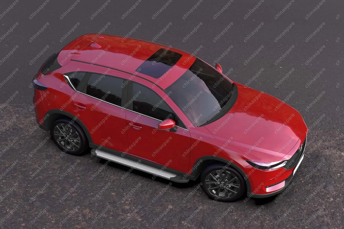 AFZDAALMZCX17502 Комплект алюминиевых порогов Arbori Optima Silver 1700 для MAZDA CX-5 2017-нв