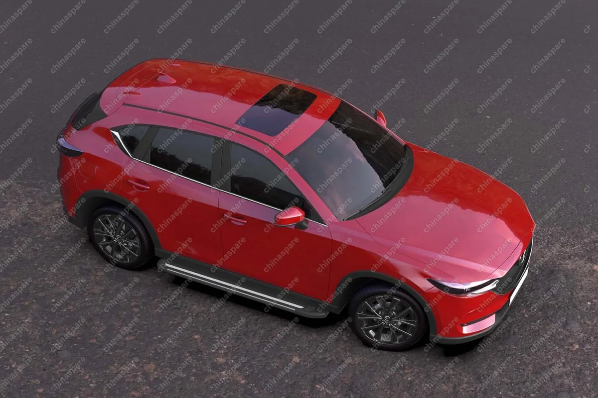 AFZDAALMZCX17503 Комплект алюминиевых порогов Arbori Luxe Black 1700 для MAZDA CX-5 2017-нв