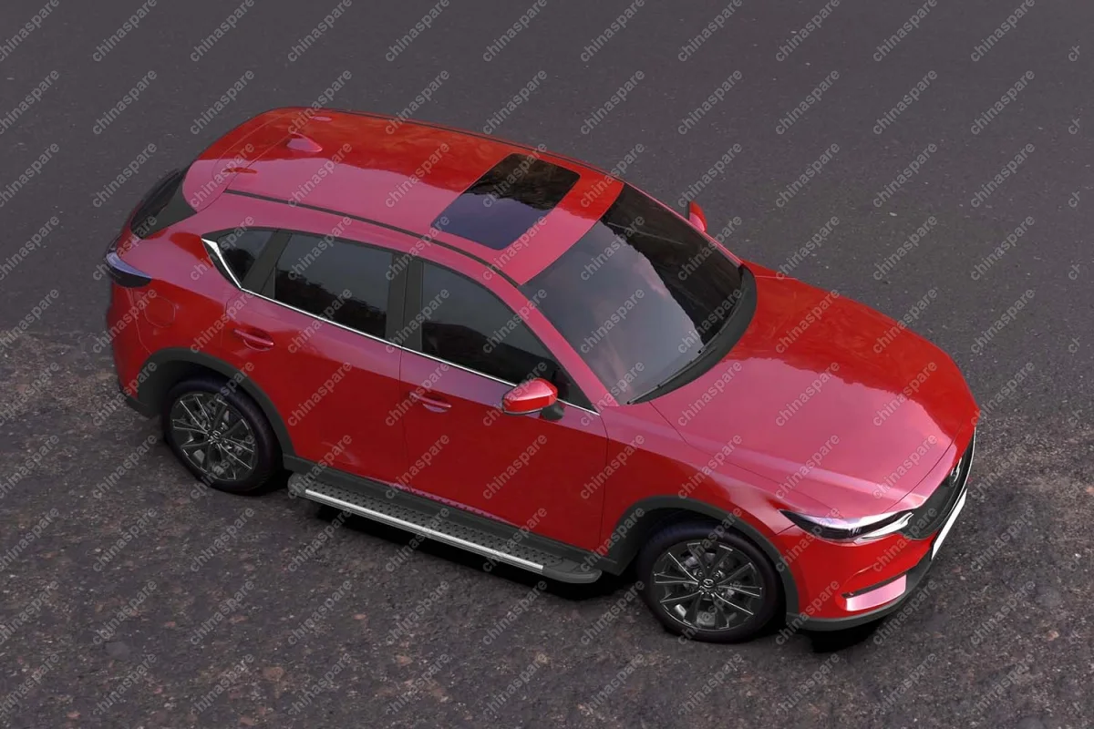 AFZDAALMZCX17505 Комплект алюминиевых порогов Arbori Standart Silver 1700 для MAZDA CX-5 2017-нв