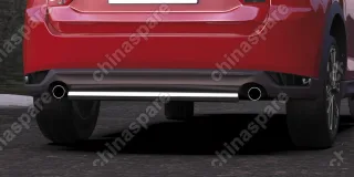 AFZDAMZCX17506 Защита заднего бампера d57  Arbori нерж. сталь для MAZDA CX-5 2017-нв