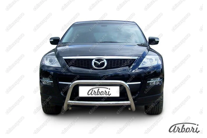 AFZDAMZCX901 Кенгурятник d57 низкий  Arbori нерж. сталь для Mazda CX-9 2007-2012