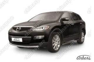 AFZDAMZCX904 Защита переднего бампера d57 Arbori нерж. сталь для Mazda CX-9 2007-2012