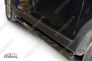 AFZDAMZCX905 Защита порогов d76 с проступями Arbori нерж. сталь для Mazda CX-9 2007-2012