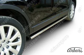 AFZDAMZCX907 Защита порогов d57 труба Arbori нерж. сталь для Mazda CX-9 2007-2012