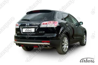 AFZDAMZCX909 Защита заднего бампера d57 Arbori нерж. сталь для Mazda CX-9 2007-2012