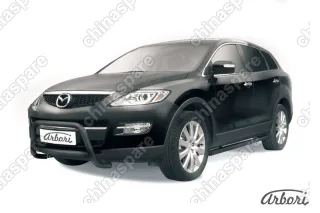 AFZDAMZCX901B Кенгурятник d57 низкий  Arbori черн. для Mazda CX-9 2007-2012