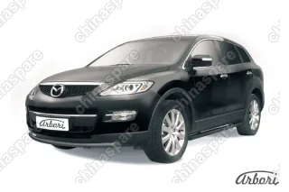 AFZDAMZCX904B Защита переднего бампера d57 Arbori черн. для Mazda CX-9 2007-2012
