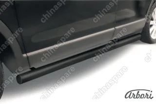 AFZDAMZCX906B Защита порогов d76 труба Arbori черн. для Mazda CX-9 2007-2012