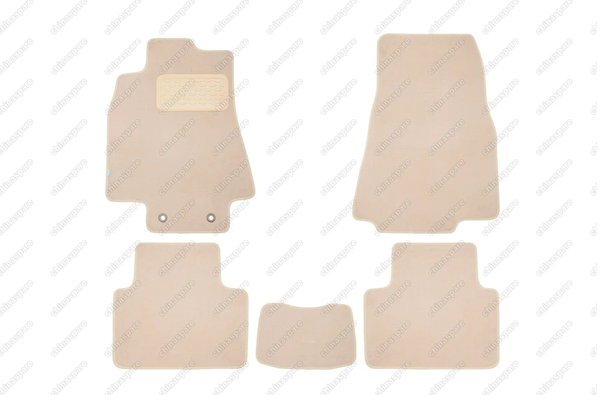 KLEVER04342522112kh Коврики в салон Klever Premium MERSEDES-BENZ A-Class W169 5D АКПП 2004-2012, хб., 5 шт. (текстиль, беже