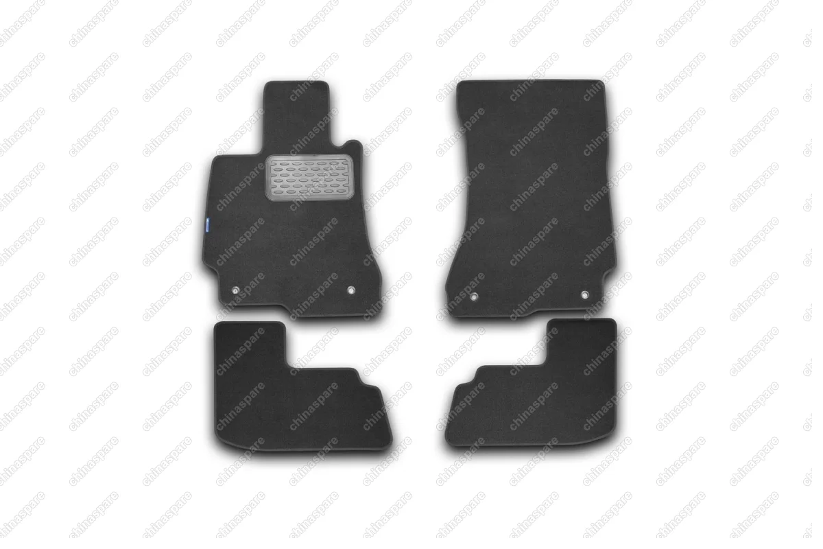 NLT343111110kh Коврики в салон MERCEDES-BENZ СL-Class С216 АКПП 2006->, куп., 4 шт. (текстиль)