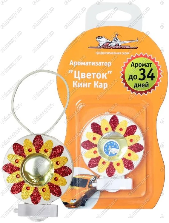 Ароматизатор на дефлектор гелевый Цветок кинг кар