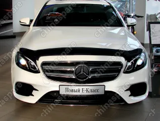 NLDSMERE1612 Дефлектор капота темный Mercedes E класс SD, 2016-