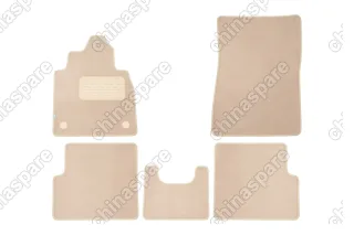 KLEVER04342022112kh Коврики в салон Klever Premium MERSEDES-BENZ G-Class W463 (с подстаканниками) АКПП 2006->, внед., 5 шт. (текстиль, бежевые)