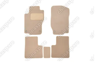 KLEVER04342122112kh Коврики в салон Klever Premium MERSEDES-BENZ GL-Class X164 2006-2012, внед., 5 шт. (текстиль, бежевые)
