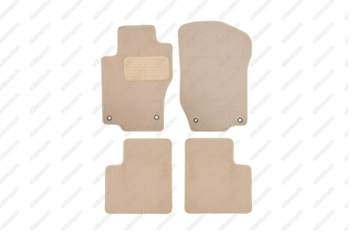 KLEVER04342322112kh Коврики в салон Klever Premium MERSEDES-BENZ M-Class W164 АКПП 2005->, внед., 4 шт. (текстиль, бежевые)