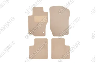 KLEVER04342322112kh Коврики в салон Klever Premium MERSEDES-BENZ M-Class W164 АКПП 2005->, внед., 4 шт. (текстиль, бежевые)