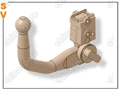 E4117DS ТСУ для MERCEDES GLE 2015-2018/MERCEDES M-Class W166 2011-, тип шара: F