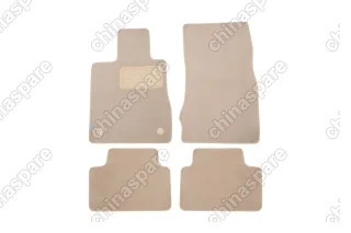 KLEVER04343522112kh Коврики в салон Klever Premium MERSEDES-BENZ S-Class W220 АКПП 1998-2005, сед., 4 шт. (текстиль, бежевые)