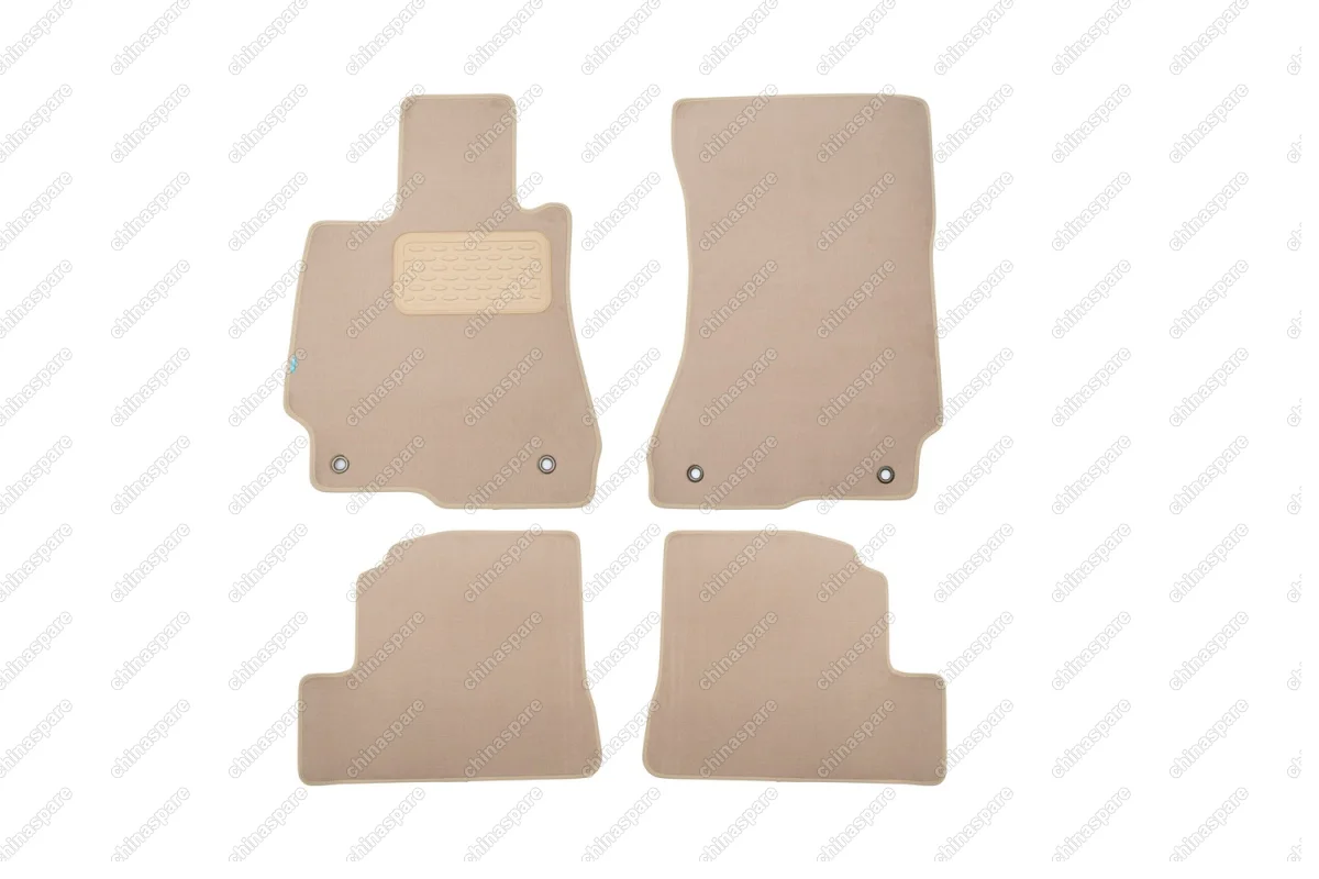 KLEVER04340222112kh Коврики в салон Klever Premium MERSEDES-BENZ S-Class W221 2005-2013, сед., 4 шт. (текстиль, бежевые)