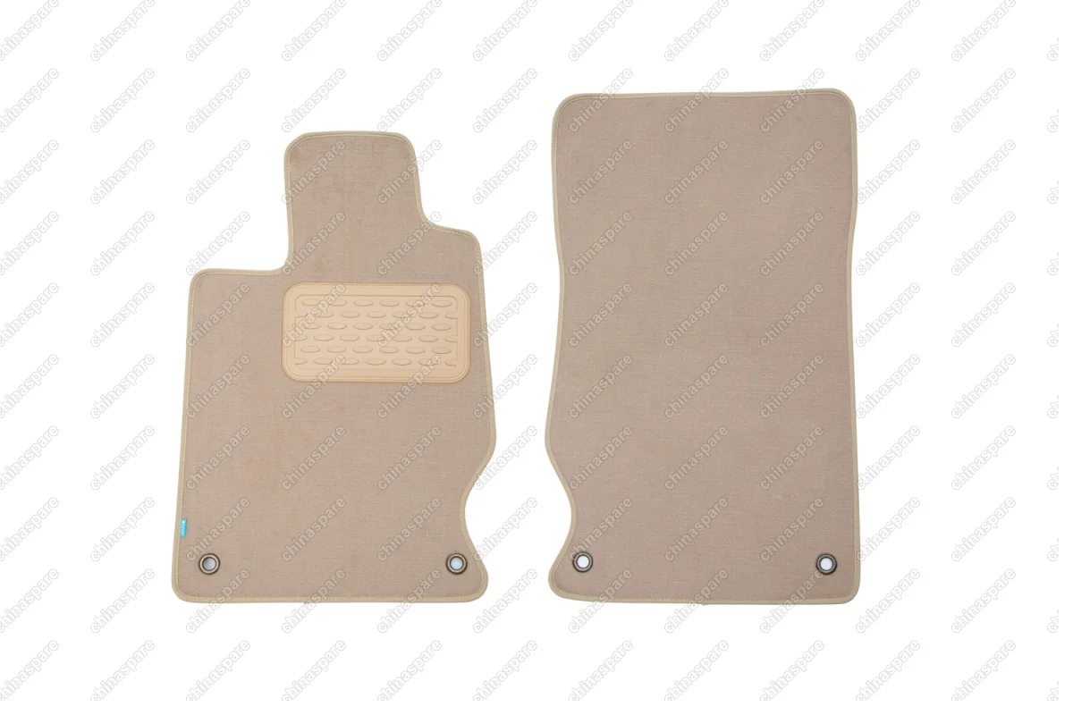 KLEVER04341222112kh Коврики в салон Klever Premium MERSEDES-BENZ R230 (SL-Class) 2001-2011, род., 2 шт. (текстиль, бежевые)