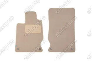 KLEVER04341222112kh Коврики в салон Klever Premium MERSEDES-BENZ R230 (SL-Class) 2001-2011, род., 2 шт. (текстиль, бежевые)