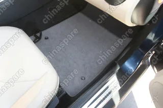 NLT341311110kh Коврики в салон MERCEDES-BENZ SLK-Class R171 АКПП 2004-2011, род., 2 шт. (текстиль)